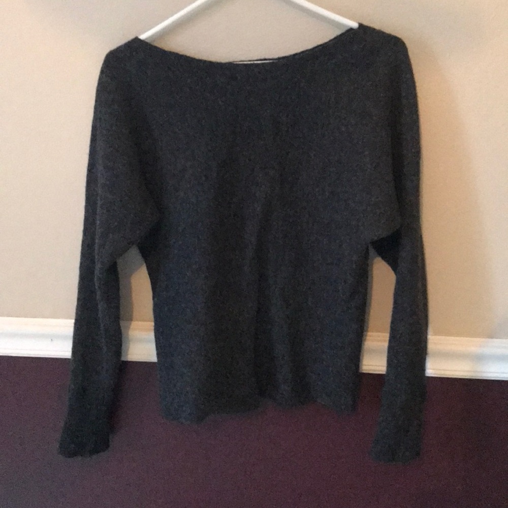 BANANA REPUBLIC GRAY MERINO WOOL XL SWEATER